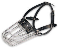 Wire Cage Dog Muzzle for Dogs With Longer Snout - Basket Muzzle
