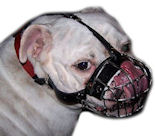 English Bulldog Wire Dog Muzzle -Wire Basket Muzzle For Bulldogs